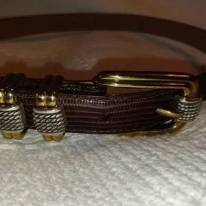Brighton | Accessories | Brighton Belt Ml Brown Reptile 